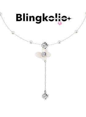 Blingkolio醋酸蝴蝶项链