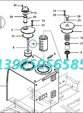 促销沃尔沃挖掘机配件EC360 460回油滤芯14508017原装滤清器