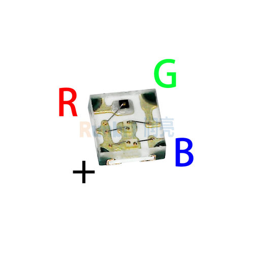 高亮0402共阳RGB三色大芯片1010红蓝双色RB红绿RG小贴片红绿蓝LED