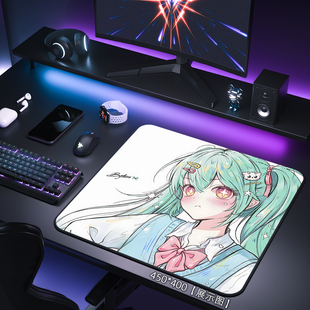 游戏电竞鼠标垫白泽知恩一周年限定自研细面中性均衡垫CSGO打瓦