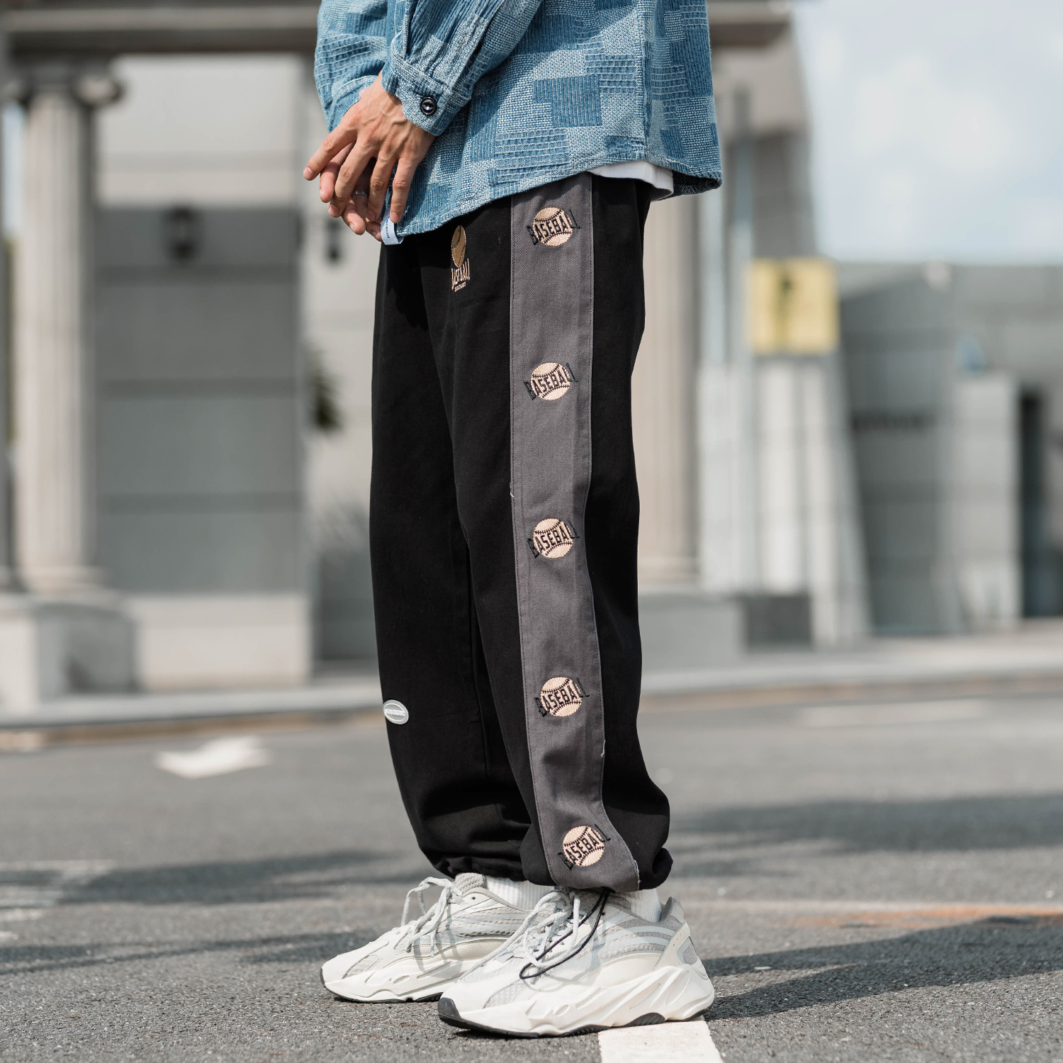 美式裤子男生夏季2025新款宽松潮