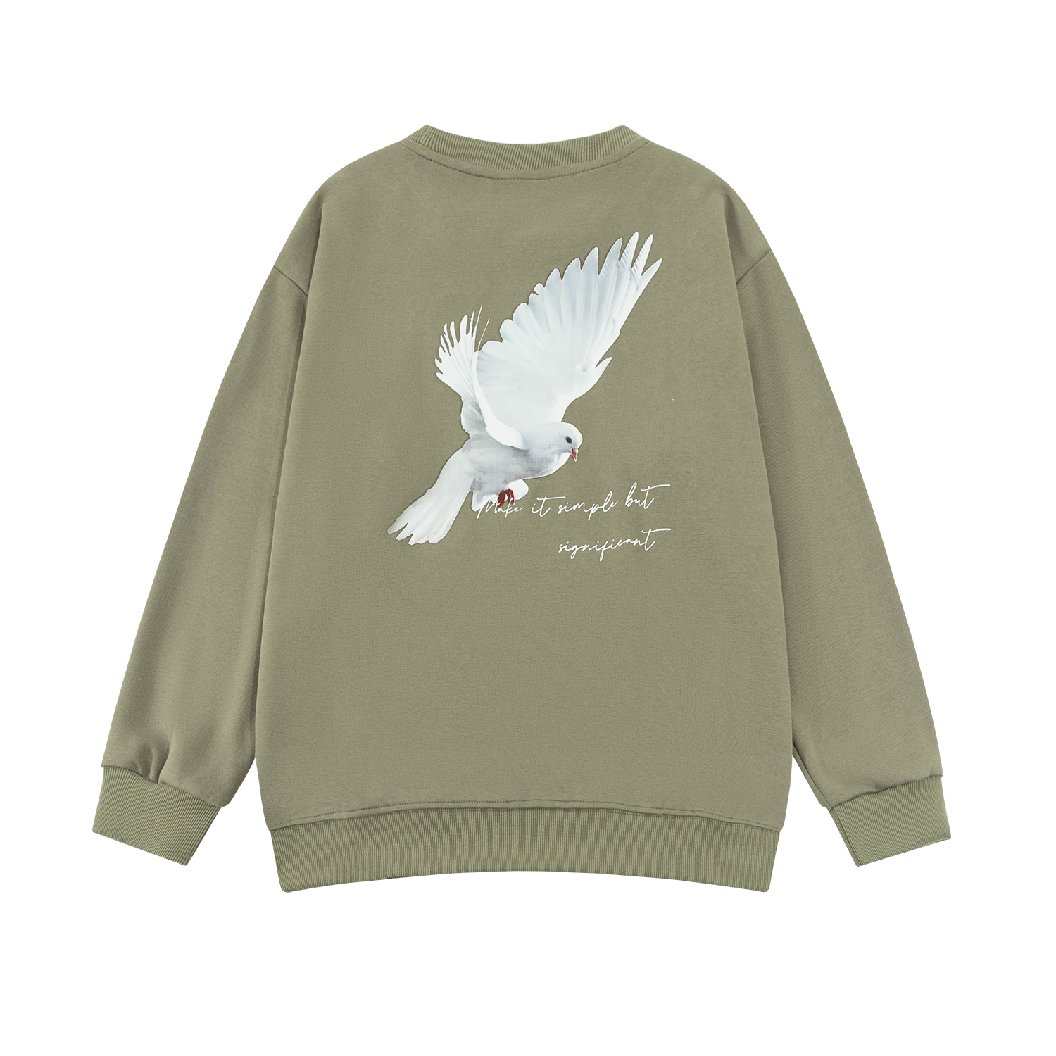 2025春秋新款圆领字母印花情侣卫衣男400g个性学生宽松无帽上衣潮