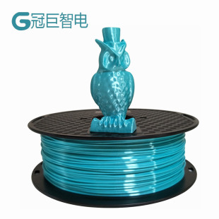 3D打印机耗材 silk PLA 丝绸1.75mm丝绸蓝色1KG丝绸PLA材料线材丝