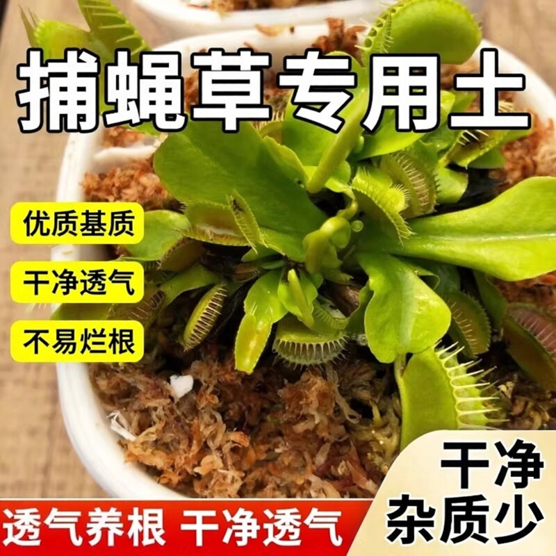 水苔捕蝇草专用营养土蝴蝶兰猪笼草食人花通用土壤优质干苔藓水苔