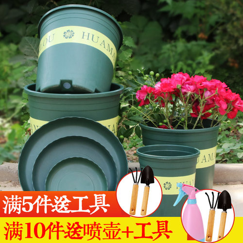 环球德沃多肥料塑料养花加仑盆