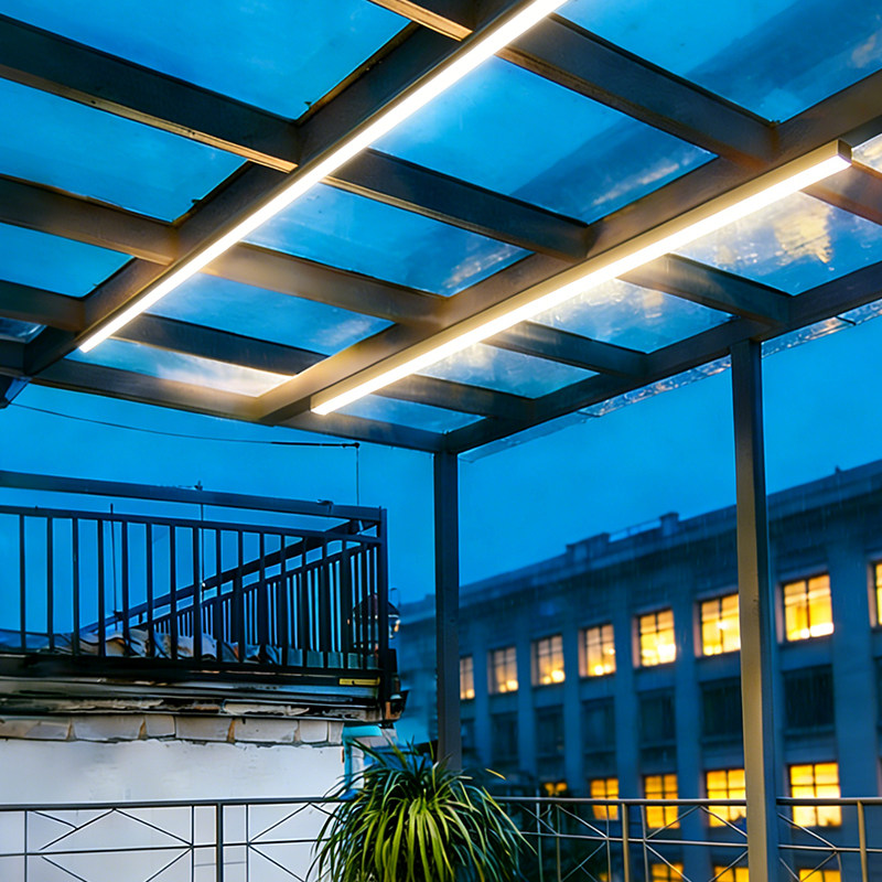 玻璃阳光房专用灯 雨棚灯超亮LED高亮防雨防虫耐高温长条阳光棚灯,家装灯饰光源,厨卫/阳台/玄关/过道吸顶灯,淘宝优惠券,粉丝福利购,淘宝优惠卷