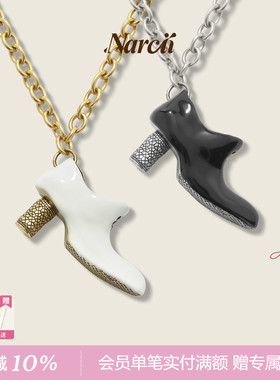 NARCII短靴项链女复古小众设计轻奢高级精致个性鞋子项链生日礼物