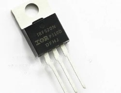 IRF520NPBF 全新N沟道场效应管 100V 9.7A 直插TO-220 IRF520N
