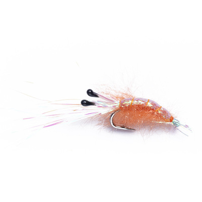 红虾小龙虾冰丝虾路亚假饵银甲大号飞蝇钩仿生专杀翘嘴青稍鱼