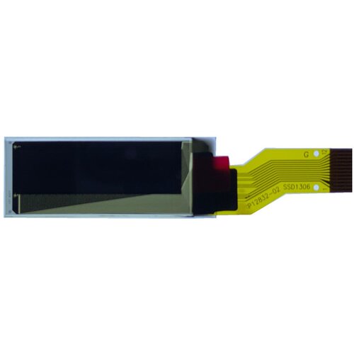 0.91英寸OLED 128X32点阵 SPI串口12PIN 蓝字 0.91