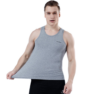 c2件装 运动健身背心韩版 k男士 修身 纯背心男 时尚 夏季