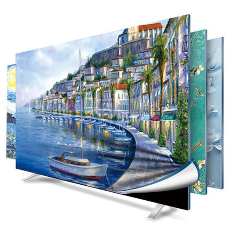 液晶电视机罩台式55英寸60壁挂式32曲面布艺防尘罩盖布电视保护套