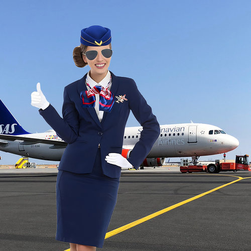 万圣节空姐机长化妆舞会节日派对机长空乘角色扮演装Cosplay道具