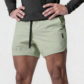 男士 男多袋跑步五分裤 短裤 青年速干运动短裤 现货 美式 asrv2026夏季