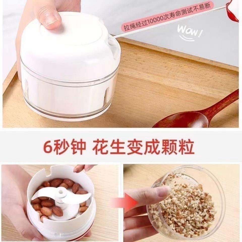 厨房拉蒜家用迷你手动打蒜机肉馅绞肉机辣椒姜蒜泥蒜蓉机