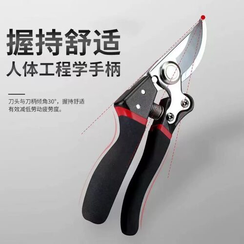 厂家直销SK5修枝剪园林工具新款护手省力修枝剪粗树枝专用果枝剪