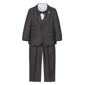 儿童西装 男童帅气英伦小西服男生主持演出钢琴花童摄影礼服 套装