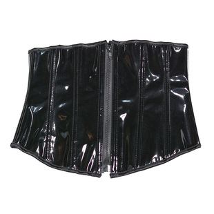 21983pu款拉链束身衣收腹带收腰束腹带腰封束腰短款衣女27cm