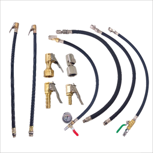 轮胎打气充气嘴胎压打气加气表充气咀充气表打气头咀充气枪气压计