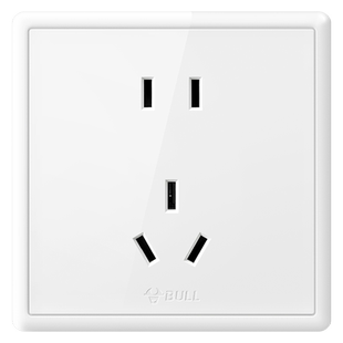 公牛旗舰开关插座面板带5五孔多孔86型家用暗装暗线星空灰色G36白