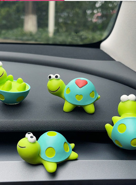 可爱绿色爱心乌龟树脂摆件书房桌面装饰小摆件送朋友礼物