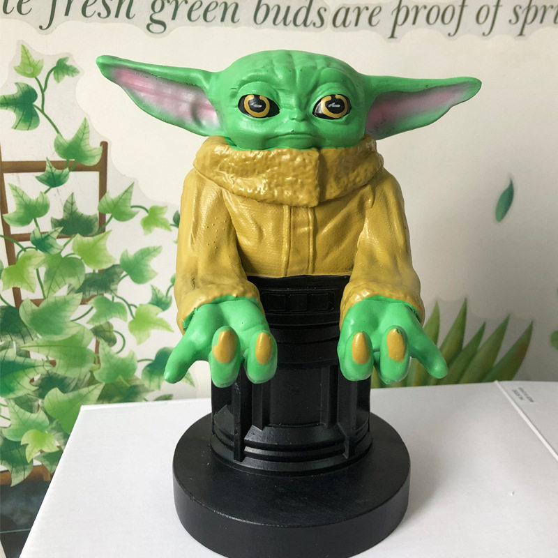 可爱卡通图案摆件模型手机支架 个性树脂手机托手机手柄支架