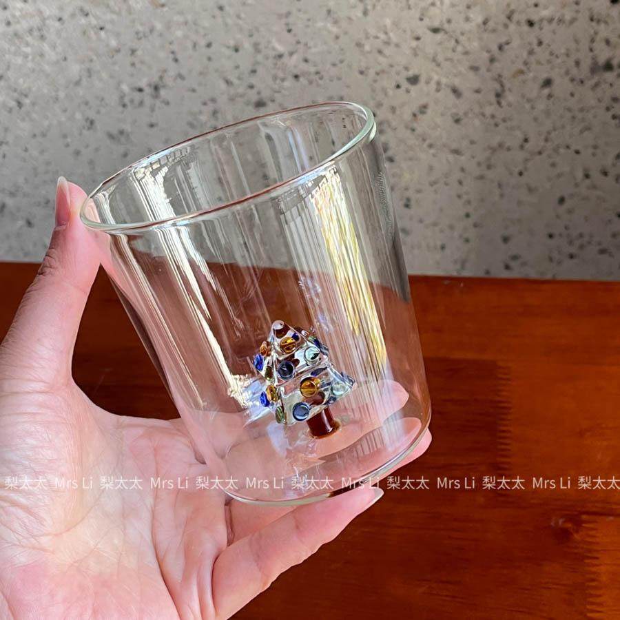 圣诞树玻璃杯手工创意立体