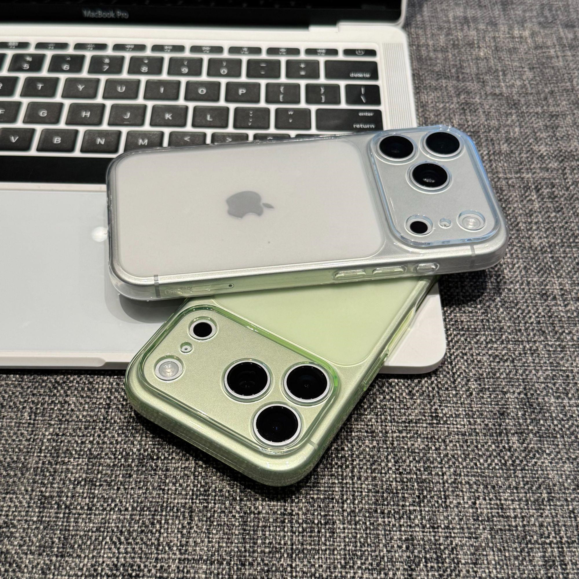 秒变17大视窗透明壳适用苹果17/16promax手机壳简约高级感iPhone17/16promax超薄磨砂15/14/13promax个性男女