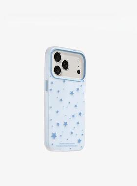蓝色满天星星适用苹果17/16promax果冻肤感二合一手机壳iPhone15/14/13pro卡通新款vivo华为P70小米17oppo潮