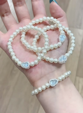 2025秋冬新款清冷感珍珠手链