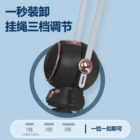 挂脖可定制小风扇手持电风扇迷你跨境usb充电便携式卡通logo