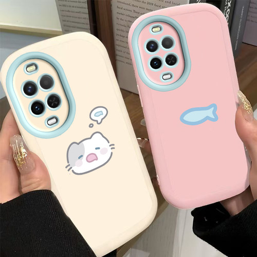 适用华为Nova15手机壳Nove15Pro新款Ultra保护套navo液态硅胶novo镜头全包防摔note男女u软壳外壳后小猫小鱼