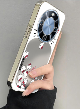 适用华为Hi畅享70plus手机壳畅想7OPLUS保护套WIKO智选5G嗨WIKOHi新款可爱Pr0电镀软壳全包防摔女生大嘴kt猫