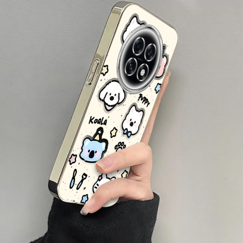 适用OPPOA6GT手机壳A6Max保护套OPPO5G新款PLL110电镀透明镜头全包防摔OPPOPLL外壳OPA0PP0OPPA男女黑白kt猫