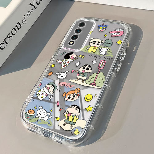 适用于NzoneS7Pro手机壳新款小新kt猫保护套华为智选NZNOE全包防摔鼎桥m40硅胶N8pro男女款p50镜面可爱zones