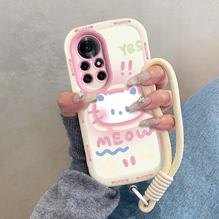 适用鼎桥N8Pro手机壳TDTechN8Pr0保护套NAT一TN70华为TD智选Tech新款可爱Por硅胶全包防摔NATTN男女害羞kt猫