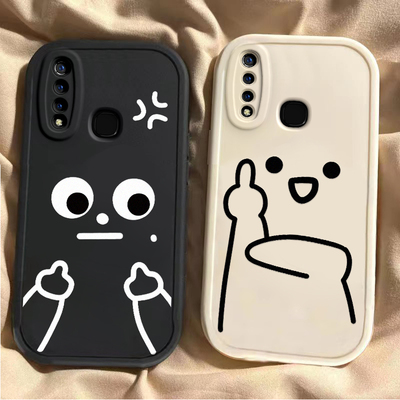 适用vivoZ5x手机壳vivo Z5x712版保护套viv0新款个性viviz软硅胶vovoz全包防摔voviz步步高viovz男女鄙视中指