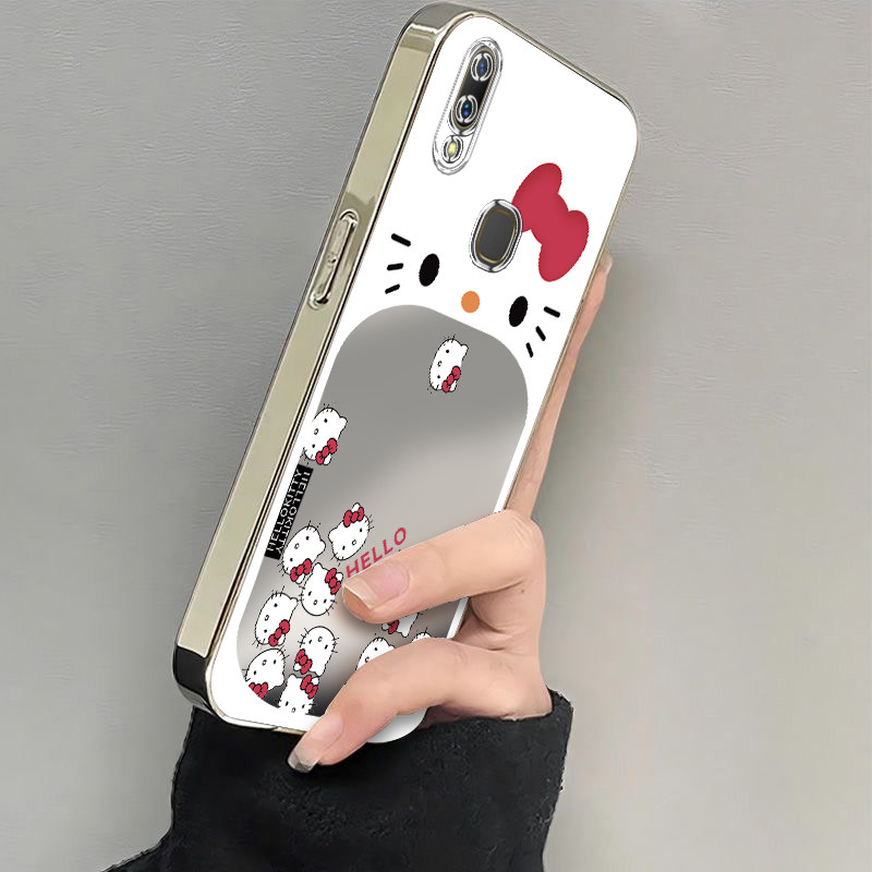 适用vivoY85a手机壳vivo新款Y85a保护viviy套vovoy软电镀voviy全包防摔vⅰvoy步步高viv0丫vivy女生大嘴kt猫