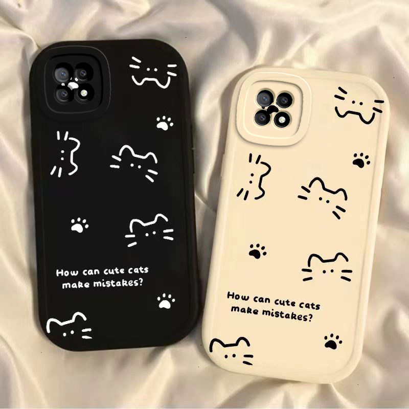 适用OPPOA53手机壳OPPO新款A53 5G套OPA/OPPA可爱A535G软硅胶OPP0PP0PPO全包PPOA/OPOA防摔OPOPA男女线条猫咪