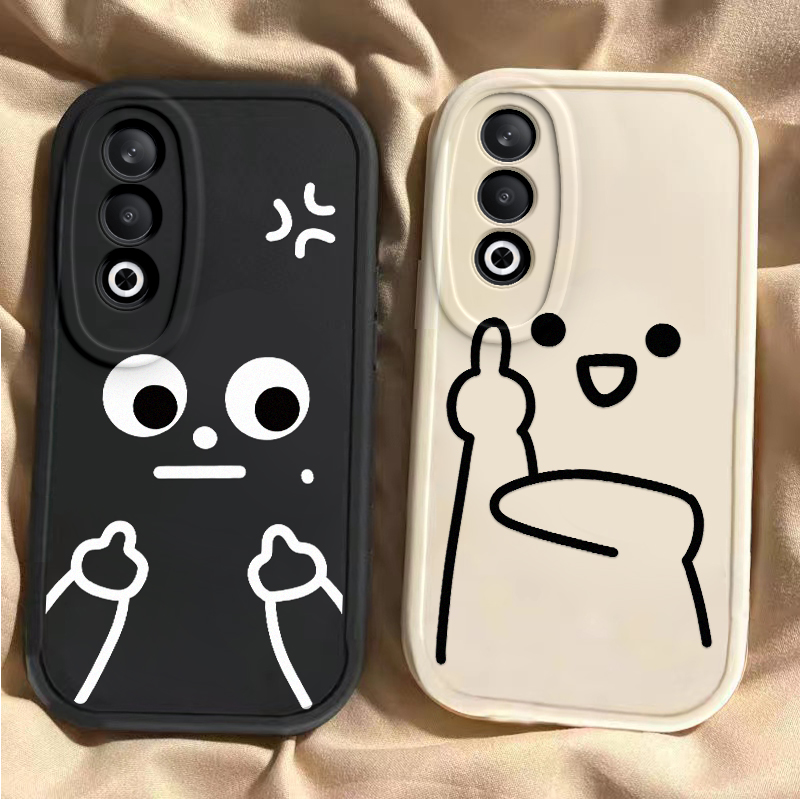 OPPOA3活力版手机壳OPPO新款A35G保护套OPA/OPPA个性opp0pp0ppo硅胶ppoa全包防摔a3男opopa女oopoa鄙视中指