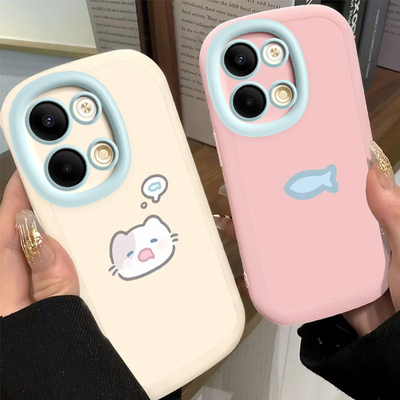 适用OPPOReno9手机壳OPPO新款Reno95G套Reon9pro高级感5G硅胶OPPORone全包OPP0PP0PPO防摔Ren09男女小猫小鱼