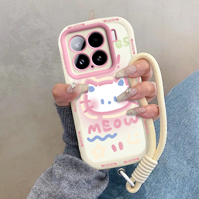 适用小米17手机壳Xiaomi17Pro保护套ProMax新款液态硅胶Max镜头全包防摔MI十七por男女高级感外壳p软害羞kt猫