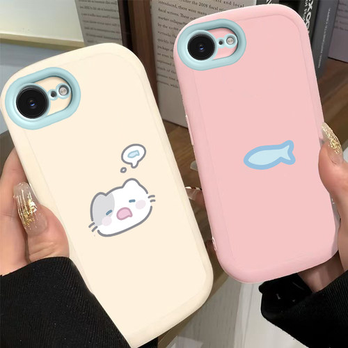 适用苹果17E手机壳iPhone17e软壳硅胶全包防摔保护套男ihpnoe女i17e新款外壳ipone专用iphen平果萍果小猫小鱼