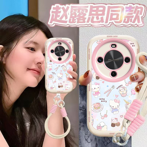 华为麦芒30手机壳TYH641M保护套305G智选新款5G可爱液态硅胶全包防摔芒麦三十荣耀麦忙麦亡麦茫男女甜点kt猫