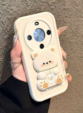 适用华为Hi畅享70plus手机壳畅想7OPLUS保护套WIKO智选5G嗨WIKOHi新款可爱Pr0硅胶软壳全包防摔男女镜子支架