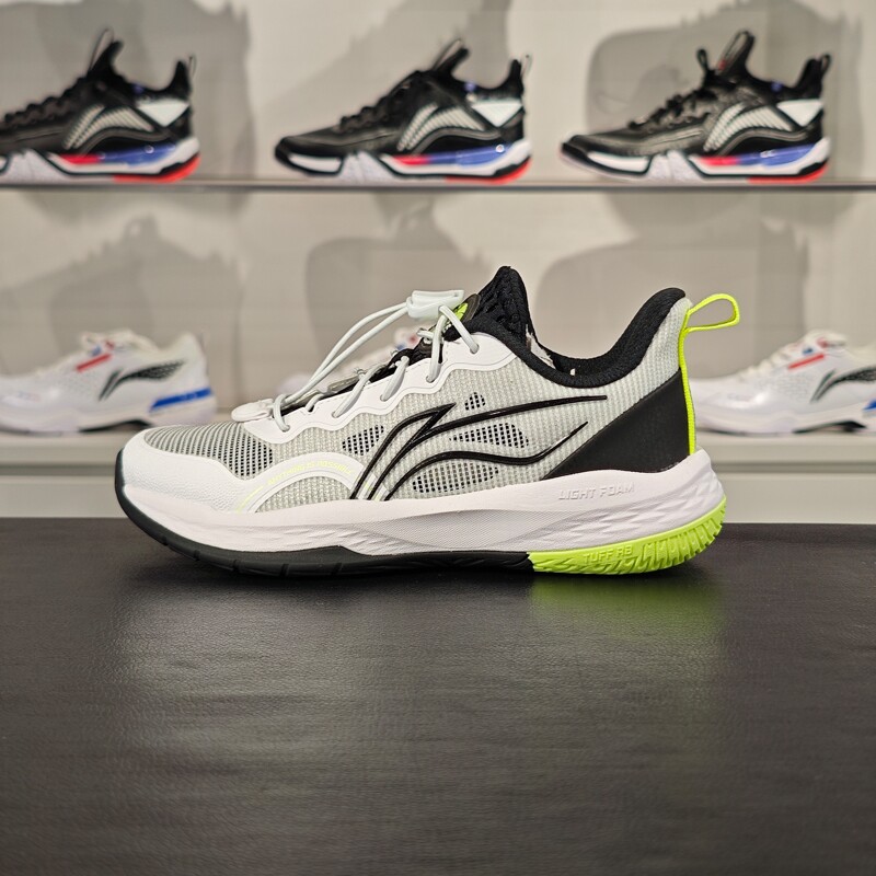 正品李宁夏季男大童龙拳V2回弹网面透气儿童篮球鞋YKBU026