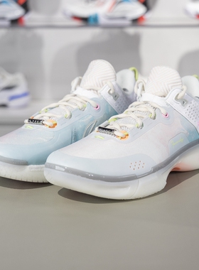 正品李宁2024冬季新款韦德幻影6男子高缓震回弹耐磨篮球鞋ABPU029