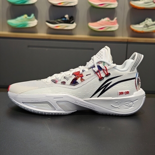 正品李宁2024新款裂变9韦德减震耐磨实战专业比赛篮球鞋男ABPU003