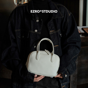 一作 头层牛皮Togo真皮保龄球小包方包手提斜挎女包百搭 EZRO