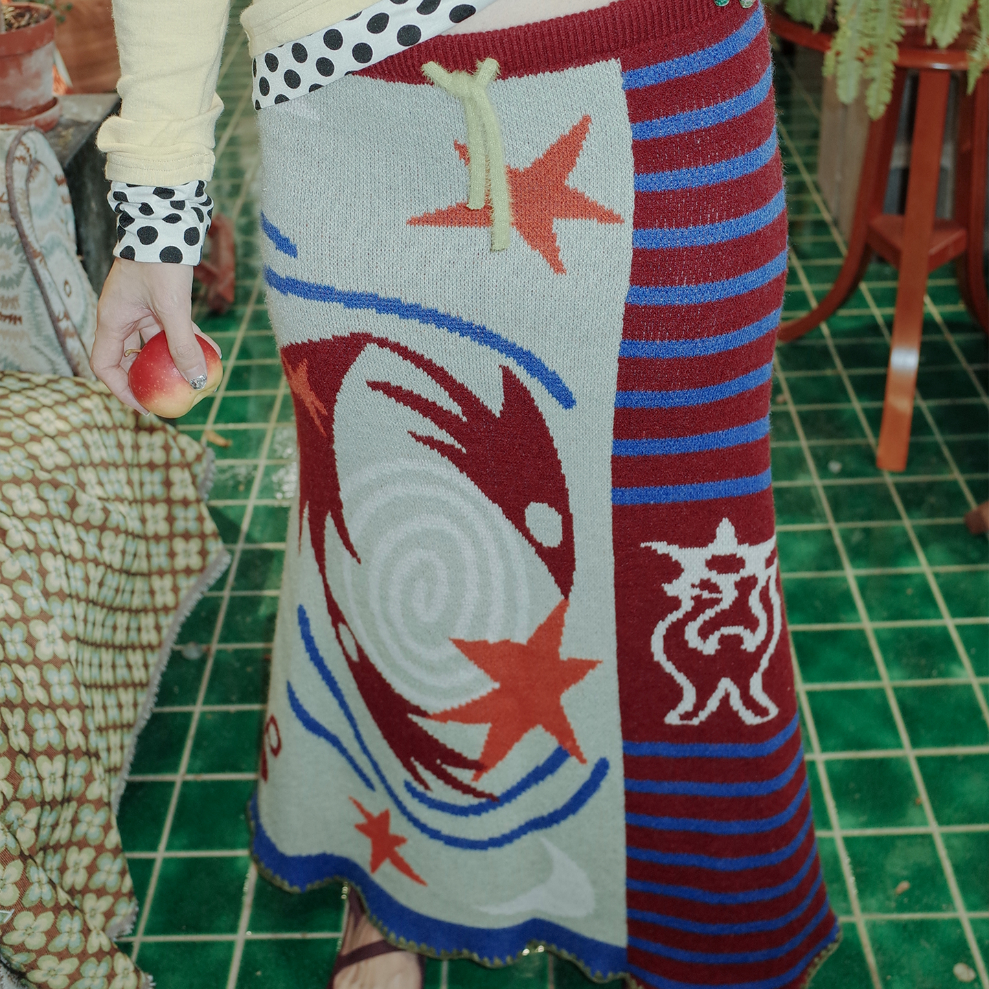 UnocialNight原创针织半裙